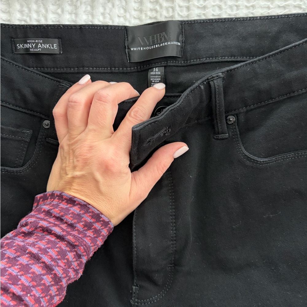 White House Black Market Dark Skinny Jeans